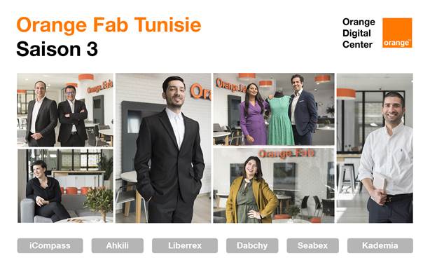 اختيار 6 شركات ناشئة للموسم الثالث لبرنامج التّسريع الخاص بمركز Orange Fab Tunisie